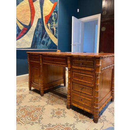 Bureau in faux bamboo