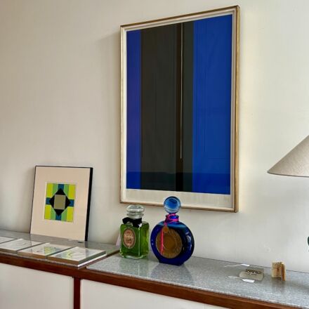 Luc Peire colour lithograph Blostel