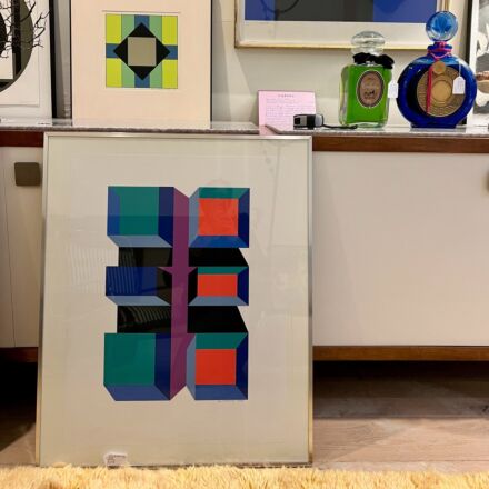 Guy Vandenbranden abstract colour lithography