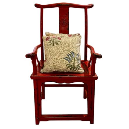 Red Chinese Armchair