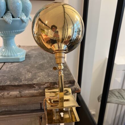 Vintage brass lamp by Christopher Wray (2)