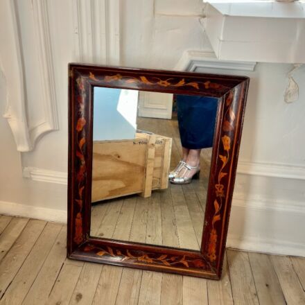 Wall mirror in walnut 19th C